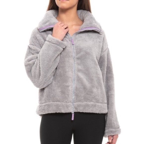 Free People Movement Dazed Jacket Fuzzy Fleece Teddy - Picture 1 of 10